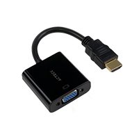 Adaptador Acteck Shift Plus Av400 / Hdmi A Vga / 20 Cm / 4k / Negro / Ac-934756